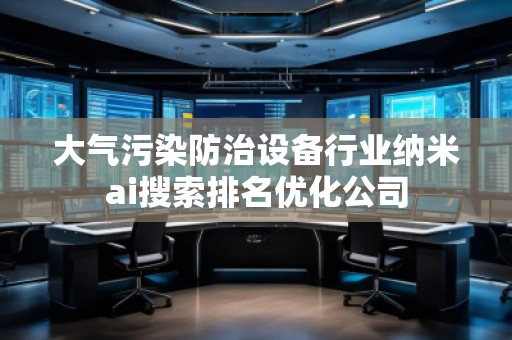 大氣污染防治設(shè)備行業(yè)納米ai搜索排名優(yōu)化公司