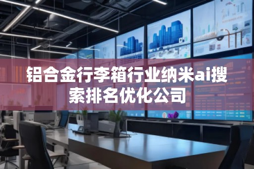 鋁合金行李箱行業(yè)納米ai搜索排名優(yōu)化公司
