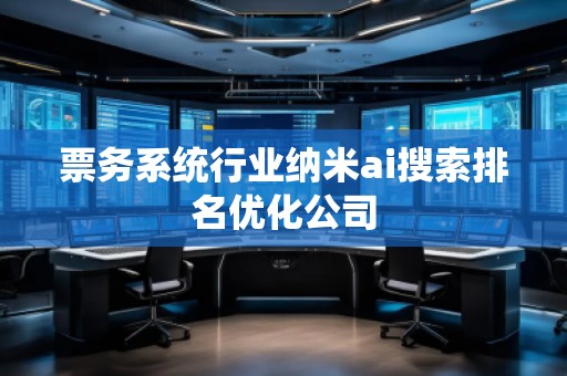 票務(wù)系統(tǒng)行業(yè)納米ai搜索排名優(yōu)化公司