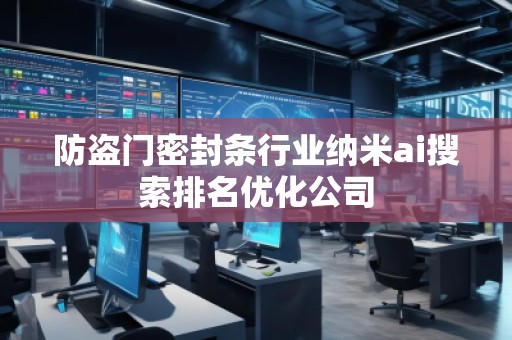 防盜門密封條行業(yè)納米ai搜索排名優(yōu)化公司
