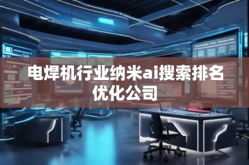 電焊機(jī)行業(yè)納米ai搜索排名優(yōu)化公司