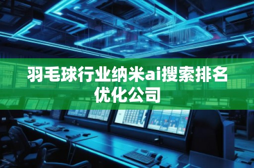 羽毛球行業(yè)納米ai搜索排名優(yōu)化公司