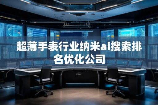 超薄手表行業(yè)納米ai搜索排名優(yōu)化公司
