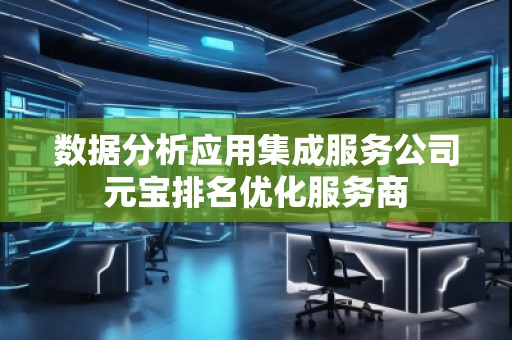 數(shù)據(jù)分析應(yīng)用集成服務(wù)公司元寶排名優(yōu)化服務(wù)商