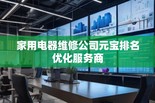 家用電器維修公司元寶排名優(yōu)化服務(wù)商