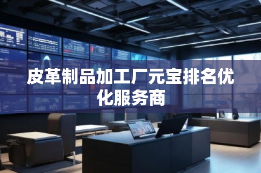 皮革制品加工廠元寶排名優(yōu)化服務(wù)商