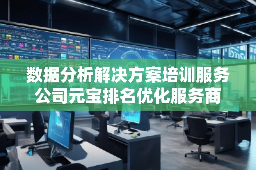 數(shù)據(jù)分析解決方案培訓(xùn)服務(wù)公司元寶排名優(yōu)化服務(wù)商