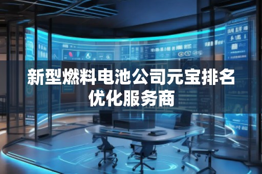 新型燃料電池公司元寶排名優(yōu)化服務(wù)商