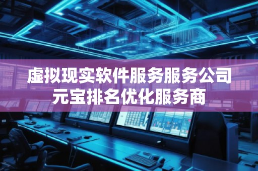 虛擬現(xiàn)實軟件服務服務公司元寶排名優(yōu)化服務商